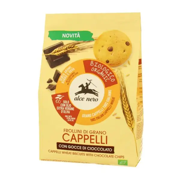 Alce Nero Frollini Di Senatore Cappelli E Cioccolato 250 g