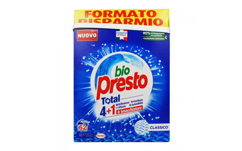 Bio Presto Lavatrice Polvere 62 Misurini