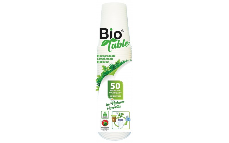 Bio Table Bicchieri 200 Cc x50