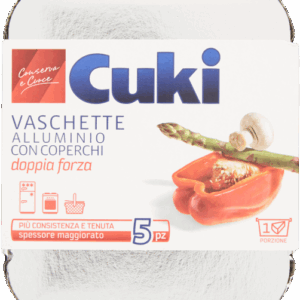 Cuki Vaschette Con Coperchio 1 Porzione x 5 pz R31