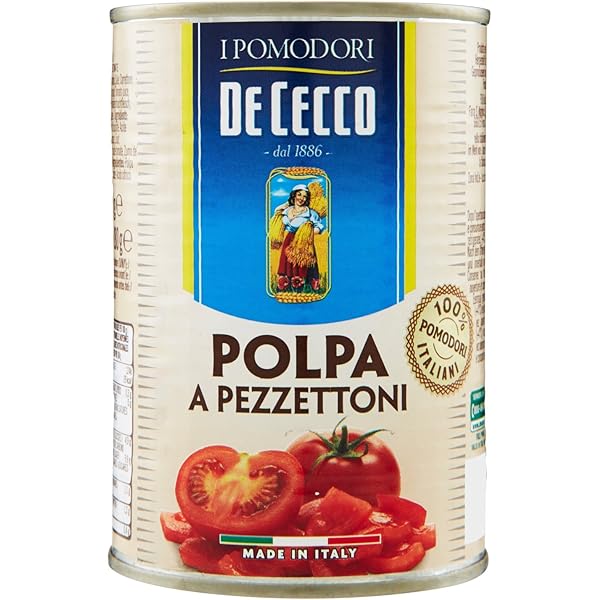 De Cecco Polpa Pezzettoni 3 x 400 g / 280 g