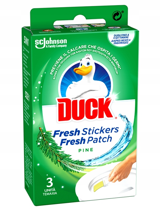 Duck Fresh Stickers WC x 3