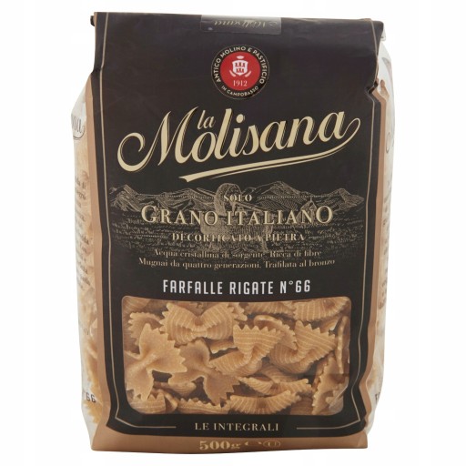 La Molisana Farfalle Rigate Integrali N.66 500 g