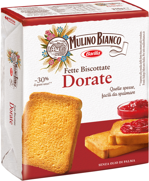 Mulino Bianco Fette Dorate 315 g