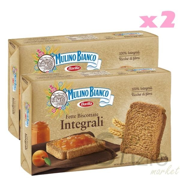 Mulino Bianco Fette Integrali 72+72 1260 g