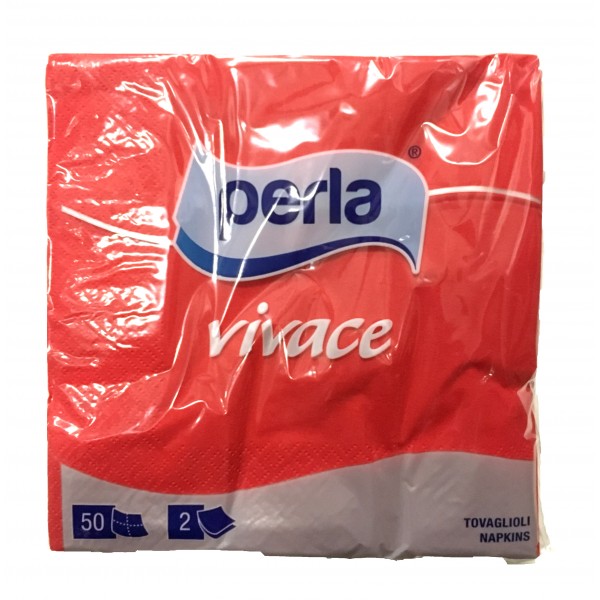 Perla 100 Tovaglioli Classico 2 Veli 33x33 cm