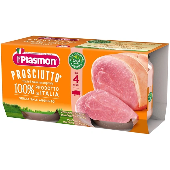 Plasmon Omogeneizzato Prosciutto Cotto 2 x 80 g