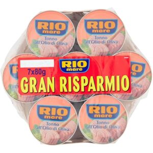 Riomare Tonno in Olio di Oliva 8 x 80/52 g
