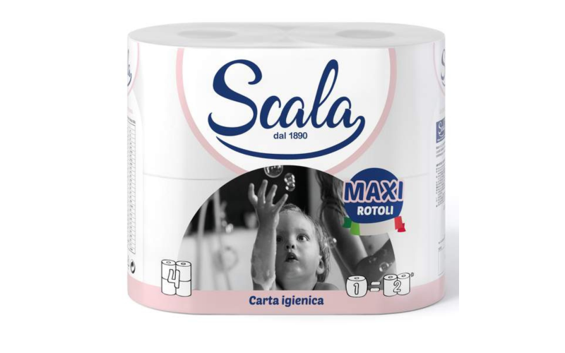 Scala Carta Igienica 4 Maxi Rotoli