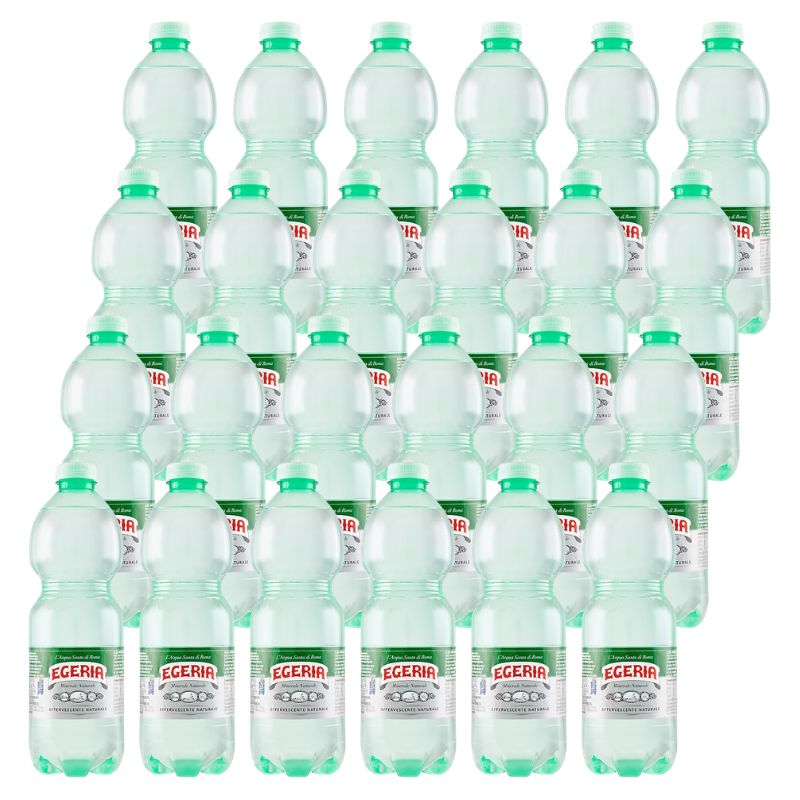 Acqua Egeria Effervescente naturale da 0,5 lt x 24 in bottiglia di plastica