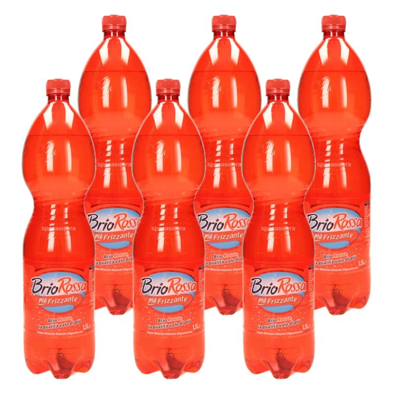 Acqua Rocchetta Brio Rossa 1,5 Lt x 6 plastica